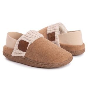 New Women's Muk Luks Camel Scuff Slippers
